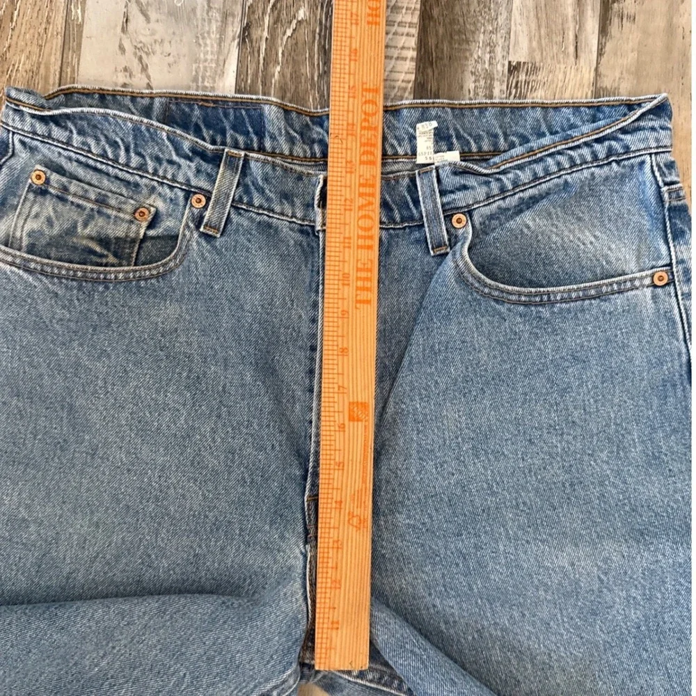 Levi's Mens 90s Vintage 550 Blue Denim Jeans Relaxed Fit 38x32 Made in USA Retro